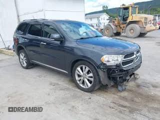 2013 Dodge Durango Crew with VIN 1C4RDJDG6DC690060, listed as a IAAI auction lot 43134968 with 160,833 mi miles and . Bid and sale history available at DreamBid. Image 1.
