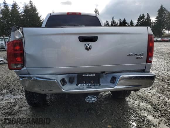 2006 Dodge 1500 SLT с VIN 3D7KS19D16G234673, выставлен на аукционе Copart как лот 51871905 с пробегом 144 542 миль миль и Списание • Salvage title. История ставок и продаж доступна на DreamBid. Изображение 6.