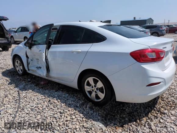2017 Chevrolet Cruze LS with VIN 1G1BC5SMXH7142235, listed as a Copart auction lot 67139835 with 111,006 mi miles and Salvage title. Bid and sale history available at DreamBid. Image 2.