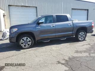 2019 Toyota Tundra SR5 with VIN 5TFAY5F13KX817483, listed as a Copart auction lot 71047325 with 119,740 mi miles and Salvage title. Bid and sale history available at DreamBid. Image 1.