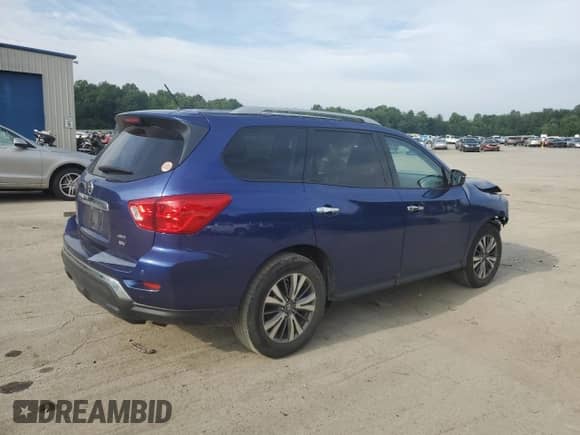 2018 Nissan Pathfinder S with VIN 5N1DR2MM9JC647184, listed as a Copart auction lot 64950495 with 109,616 mi miles and Salvage title. Bid and sale history available at DreamBid. Image 3.