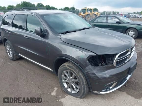 2018 Dodge Durango SXT with VIN 1C4RDJAG1JC172857, listed as a IAAI auction lot 42631205 with 93,941 mi miles and . Bid and sale history available at DreamBid. Image 1.
