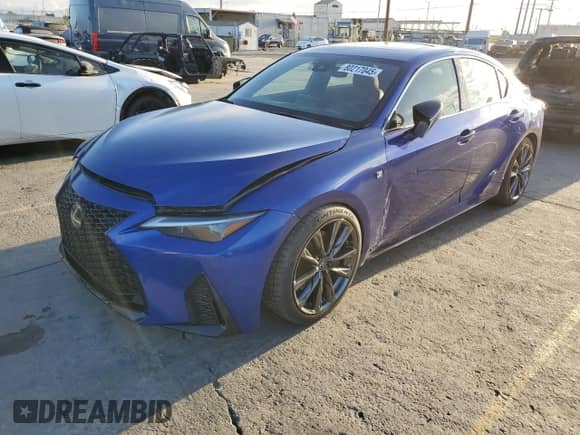 2023 Lexus IS 350 F Sport с VIN JTHGZ1B27P5065495, выставлен на аукционе Copart как лот 80217045 с пробегом 24 445 миль миль и Списание • Salvage title. История ставок и продаж доступна на DreamBid. Изображение 1.