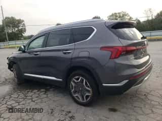 2022 Hyundai Santa Fe Limited with VIN KM8S5DA10NU018129, listed as a Copart auction lot 82064345 with 92,545 mi miles and Salvage title. Bid and sale history available at DreamBid. Image 2.