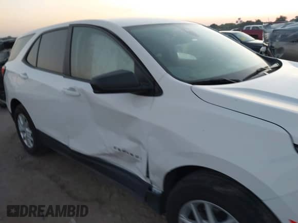 2023 Chevrolet Equinox LS with VIN 3GNAXHEG4PL216443, listed as a IAAI auction lot 42991753 with 15,510 mi miles and . Bid and sale history available at DreamBid. Image 6.