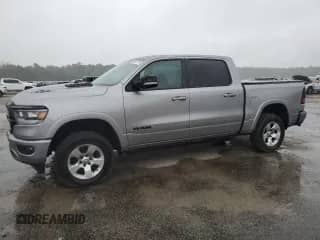 2021 Ram 1500 Laramie with VIN 1C6SRFJT2MN613652, listed as a Copart auction lot 83811715 with 46,191 mi miles and Salvage title. Bid and sale history available at DreamBid. Image 1.
