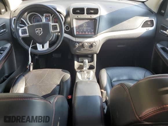 2015 Dodge Journey R/T with VIN 3C4PDDEG6FT740440, listed as a Copart auction lot 81462285 with 108,806 mi miles and Salvage title. Bid and sale history available at DreamBid. Image 8.