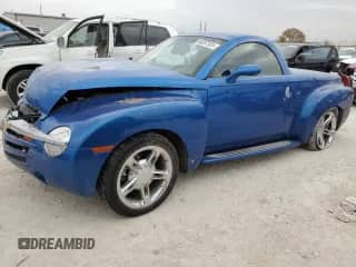2006 Chevrolet SSR LS с VIN 1GCES14H06B122148, выставлен на аукционе Copart как лот 86267524 с пробегом 58 854 миль миль и Списание • Salvage title. История ставок и продаж доступна на DreamBid. Изображение 1.