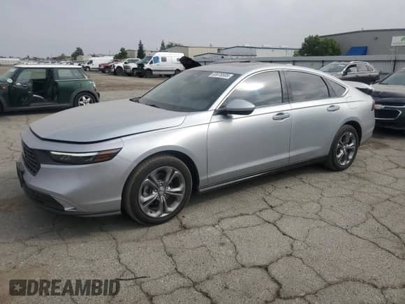 2024 Honda Accord EX with VIN 1HGCY1F34RA057002, listed as a Copart auction lot 83876505 with 7,058 mi miles and Salvage title. Bid and sale history available at DreamBid. Image 1.