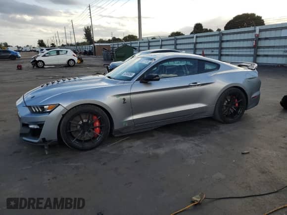 2020 Ford Mustang Shelby GT500 with VIN 1FA6P8SJ6L5502969, listed as a Copart auction lot 86111124 with 12,678 mi miles and Salvage title. Bid and sale history available at DreamBid. Image 1.