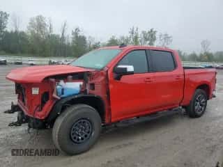 2024 Chevrolet Silverado 1500 LT с VIN 3GCPDKEK1RG274146, выставлен на аукционе Copart как лот 69062675 с пробегом 6 033 миль миль и Списание • Salvage title. История ставок и продаж доступна на DreamBid. Изображение 1.
