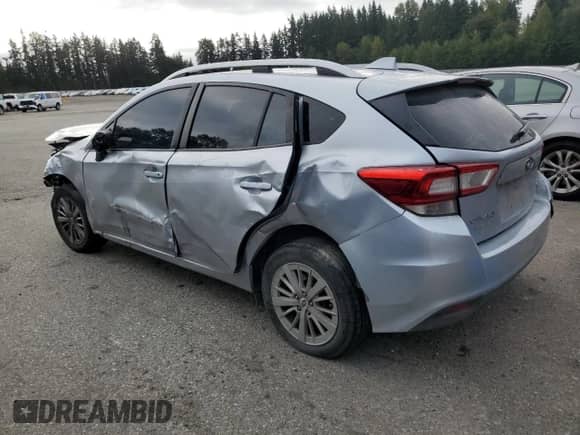 2018 Subaru Impreza Premium with VIN 4S3GTAD63J3748476, listed as a Copart auction lot 81161105 with Not provided miles and Clean title. Bid and sale history available at DreamBid. Image 2.
