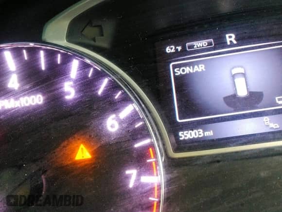 2019 Nissan Pathfinder SV z VIN 5N1DR2MM8KC621628, wystawiony jako IAAI lot #41785695 z przebiegiem 55 003 mil mil oraz . Historia ofert i sprzedaży dostępna na DreamBid. Obrazek 7.