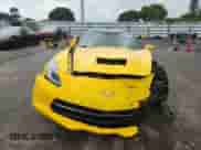 2014 Chevrolet Corvette Z51 3LT with VIN 1G1YM2D7XE5101804, listed as a Copart auction lot 80077985 with 55,821 mi miles and Salvage title. Bid and sale history available at DreamBid. Image 5.