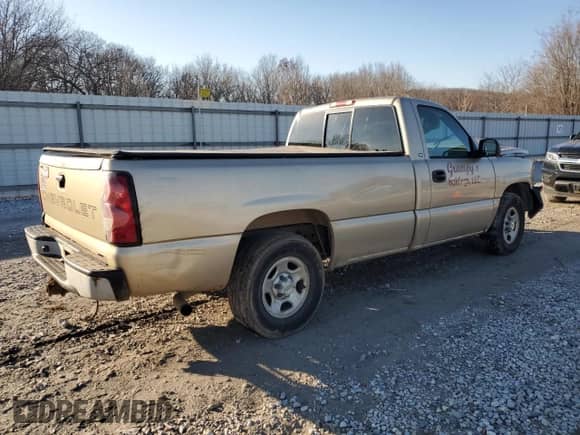 2004 Chevrolet Silverado 1500 Work Truck with VIN 1GCEC14Z54Z277644, listed as a Copart auction lot 45293905 with Not provided miles and Clean title. Bid and sale history available at DreamBid. Image 3.
