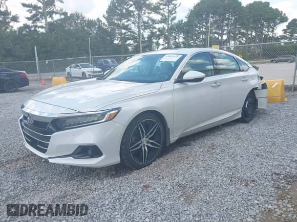 2021 Honda Accord Touring с VIN 1HGCV2F92MA017531, выставлен на аукционе IAAI как лот 43095259 с пробегом 27 787 миль миль и . История ставок и продаж доступна на DreamBid. Изображение 2.