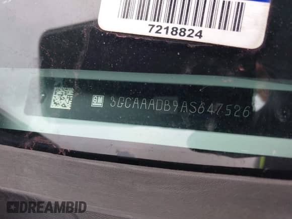 2010 Chevrolet HHR LS with VIN 3GCAAADB9AS647526, listed as a IAAI auction lot 42521631 with Not provided miles and . Bid and sale history available at DreamBid. Image 11.