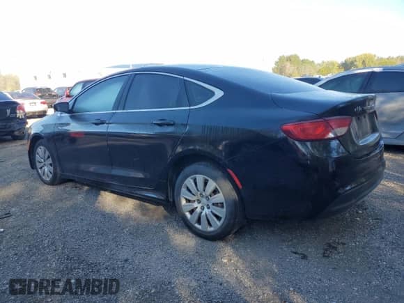 2015 Chrysler 200 LX with VIN 1C3CCCFB0FN672249, listed as a Copart auction lot 84016255 with 165,860 mi miles and Salvage title. Bid and sale history available at DreamBid. Image 2.