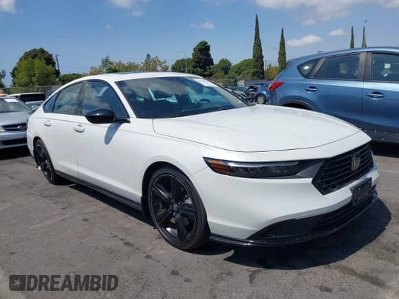 2023 Honda Accord Sport-L with VIN 1HGCY2F73PA018939, listed as a IAAI auction lot 43175528 with 20,719 mi miles and . Bid and sale history available at DreamBid. Image 1.