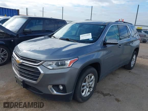 2020 Chevrolet Traverse LT Cloth с VIN 1GNERGKW3LJ285336, выставлен на аукционе IAAI как лот 42557960 с пробегом 86 715 миль миль и . История ставок и продаж доступна на DreamBid. Изображение 2.