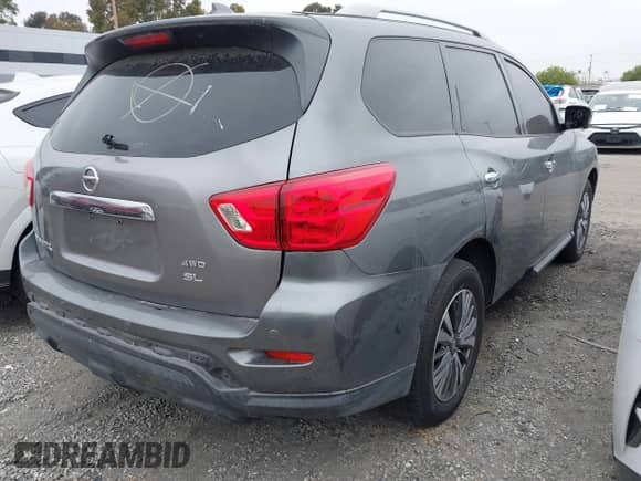 2019 Nissan Pathfinder SV with VIN 5N1DR2MM2KC606350, listed as a IAAI auction lot 41969036 with 103,478 mi miles and . Bid and sale history available at DreamBid. Image 4.