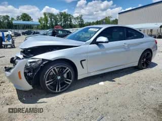 2019 BMW 4 Series 430i xDrive z VIN WBA4W5C50KAE49275, wystawiony jako Copart lot #65019285 z przebiegiem 57 414 mil mil oraz Szkoda całkowita • Salvage title. Historia ofert i sprzedaży dostępna na DreamBid. Obrazek 1.