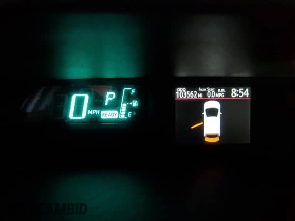 2012 Toyota Prius Four with VIN JTDKDTB3XC1517715, listed as a Copart auction lot 82223565 with 103,562 mi miles and Salvage title. Bid and sale history available at DreamBid. Image 9.