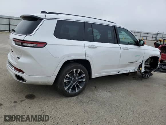 2023 Jeep Grand Cherokee Overland с VIN 1C4RJKDG3P8738216, выставлен на аукционе Copart как лот 45659135 с пробегом 43 340 миль миль и Списание • Salvage title. История ставок и продаж доступна на DreamBid. Изображение 3.