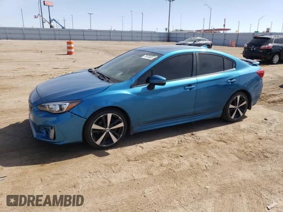 2018 Subaru Impreza Special Sports with VIN 4S3GKAL61J1604246, listed as a Copart auction lot 73670824 with 80,531 mi miles and Salvage title. Bid and sale history available at DreamBid. Image 1.