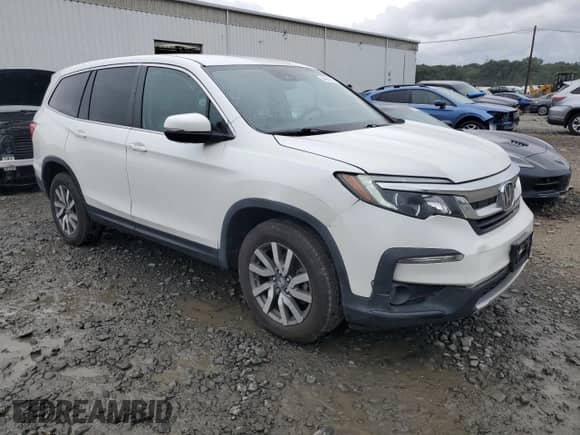 2020 Honda Pilot EX z VIN 5FNYF6H34LB006182, wystawiony jako Copart lot #64966275 z przebiegiem 77 223 mil mil oraz Szkoda całkowita • Salvage title. Historia ofert i sprzedaży dostępna na DreamBid. Obrazek 4.