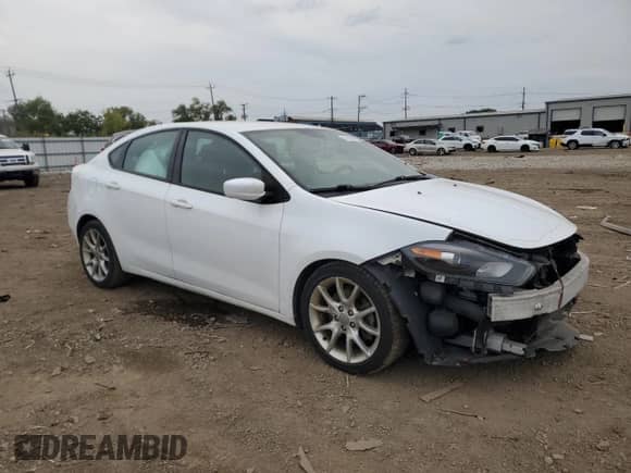 2013 Dodge Dart SXT with VIN 1C3CDFBA8DD241799, listed as a Copart auction lot 81650945 with 167,502 mi miles and Salvage title. Bid and sale history available at DreamBid. Image 4.