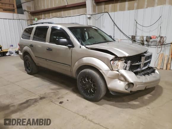2008 Dodge Durango SLT with VIN 1D8HB48N18F141707, listed as a Copart auction lot 59990705 with 188,147 mi miles and Salvage title. Bid and sale history available at DreamBid. Image 4.