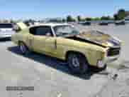 1972 Chevrolet Chevelle z VIN 1D37F2L561093, wystawiony jako Copart lot #62311285 z przebiegiem Nie podano mil oraz Nie do naprawy • Non repairable. Historia ofert i sprzedaży dostępna na DreamBid. Obrazek 4.