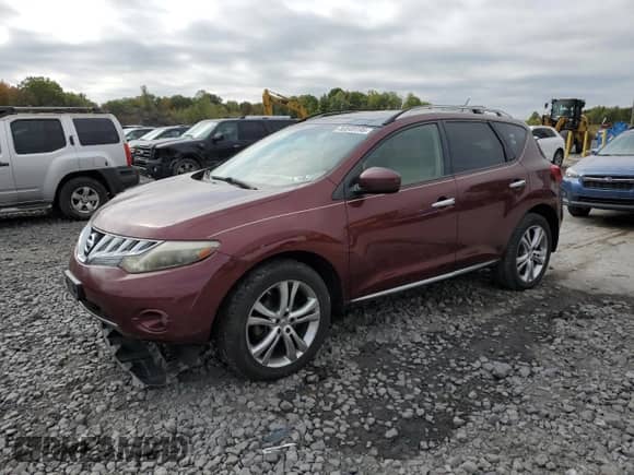 2010 Nissan Murano LE z VIN JN8AZ1MW3AW101969, wystawiony jako Copart lot #80549195 z przebiegiem 157 499 mil mil oraz Szkoda całkowita • Salvage title. Historia ofert i sprzedaży dostępna na DreamBid. Obrazek 1.