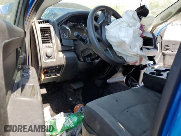 2022 Ram 1500 Tradesman with VIN 3C6RR6KGXNG210724, listed as a Copart auction lot 50261745 with Not provided miles and Salvage title. Bid and sale history available at DreamBid. Image 8.