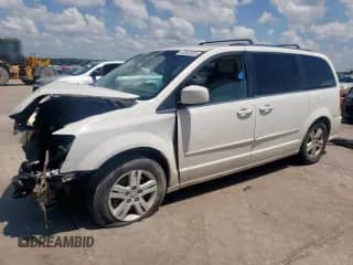 2013 Dodge Grand Caravan Crew with VIN 2C4RDGDGXDR760086, listed as a Copart auction lot 64662005 with 227,947 mi miles and Salvage title. Bid and sale history available at DreamBid. Image 1.
