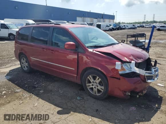 2010 Dodge Grand Caravan Crew with VIN 2D4RN6DX5AR356196, listed as a Copart auction lot 63597785 with 133,210 mi miles and Clean title. Bid and sale history available at DreamBid. Image 4.
