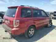 2006 Honda Pilot EX-L z VIN 2HKYF18756H531991, wystawiony jako Copart lot #71497145 z przebiegiem Nie podano mil oraz Szkoda całkowita • Salvage title. Historia ofert i sprzedaży dostępna na DreamBid. Obrazek 3.