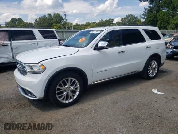 2014 Dodge Durango Citadel z VIN 1C4RDHEG1EC360349, wystawiony jako Copart lot #68075385 z przebiegiem 89 287 mil mil oraz Szkoda całkowita • Salvage title. Historia ofert i sprzedaży dostępna na DreamBid. Obrazek 1.