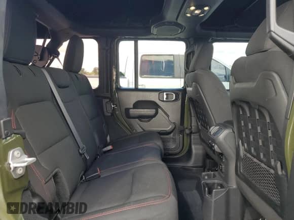 2022 Jeep Wrangler Unlimited Rubicon with VIN 1C4HJXFG2NW160057, listed as a Copart auction lot 81229045 with 45,105 mi miles and Salvage title. Bid and sale history available at DreamBid. Image 11.