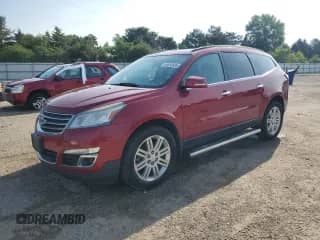 2014 Chevrolet Traverse LT с VIN 1GNKRGKD0EJ105072, выставлен на аукционе Copart как лот 64650585 с пробегом Не указан миль и Списание • Salvage title. История ставок и продаж доступна на DreamBid. Изображение 1.