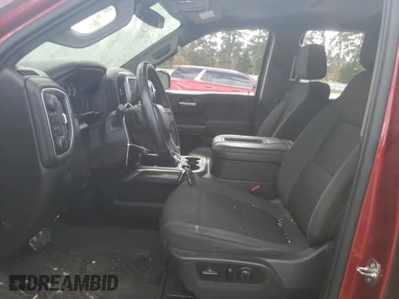 2021 Chevrolet Silverado 1500 LT Trail Boss with VIN 1GCPYFEL2MZ386824, listed as a Copart auction lot 76760034 with 70,008 mi miles and Salvage title. Bid and sale history available at DreamBid. Image 7.