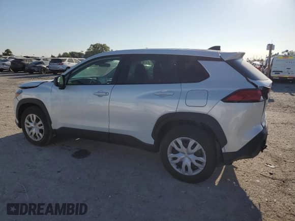 2022 Toyota Corolla Cross L with VIN 7MUAAABGXNV012927, listed as a Copart auction lot 70080245 with 80,555 mi miles and Salvage title. Bid and sale history available at DreamBid. Image 2.