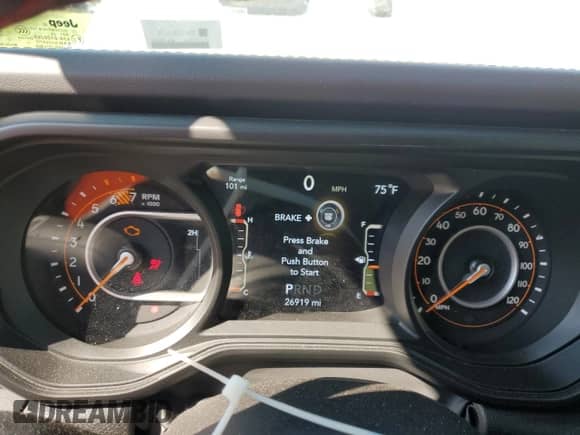 2024 Jeep Wrangler Rubicon with VIN 1C4PJXFG0RW337593, listed as a Copart auction lot 67206255 with 26,919 mi miles and Clean title. Bid and sale history available at DreamBid. Image 9.