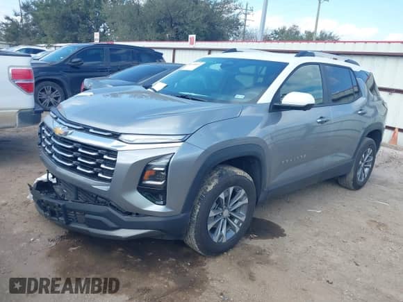2025 Chevrolet Equinox FWD LT с VIN 3GNAXHEG3SL118237, выставлен на аукционе IAAI как лот 41530011 с пробегом 5 707 миль миль и . История ставок и продаж доступна на DreamBid. Изображение 2.