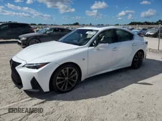 2021 Lexus IS 350 F Sport z VIN JTHGZ1B26M5044990, wystawiony jako Copart lot #86067645 z przebiegiem 62 347 mil mil oraz Szkoda całkowita • Salvage title. Historia ofert i sprzedaży dostępna na DreamBid. Obrazek 1.