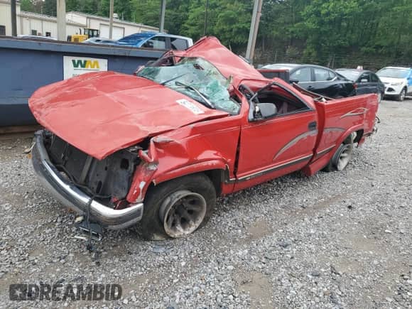1998 Chevrolet Silverado 1500 with VIN 1GCEC14R8WZ108396, listed as a Copart auction lot 54211805 with 274,894 mi miles and Salvage title. Bid and sale history available at DreamBid. Image 1.