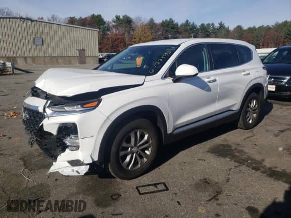 2020 Hyundai Santa Fe SE with VIN 5NMS2CADXLH214245, listed as a Copart auction lot 67223592 with 26,875 mi miles and . Bid and sale history available at DreamBid. Image 1.
