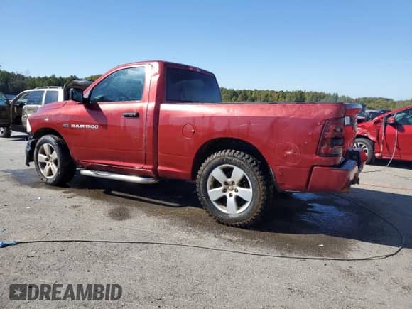 2012 Ram 1500 Tradesman z VIN 3C6JD6AT1CG156723, wystawiony jako Copart lot #89538865 z przebiegiem 62 156 mil mil oraz Czysty tytuł • Clean title. Historia ofert i sprzedaży dostępna na DreamBid. Obrazek 2.
