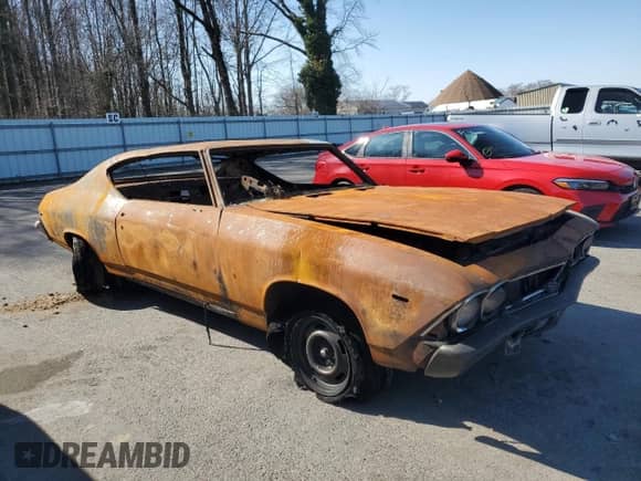 1969 Chevrolet Malibu с VIN 136379G341224, выставлен на аукционе Copart как лот 47850555 с пробегом Не указан миль и Списание • Salvage title. История ставок и продаж доступна на DreamBid. Изображение 4.